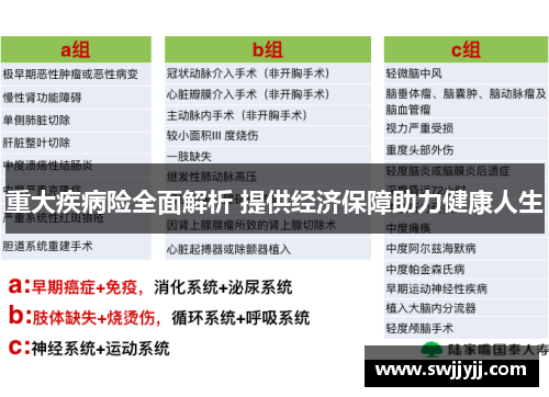 重大疾病险全面解析 提供经济保障助力健康人生